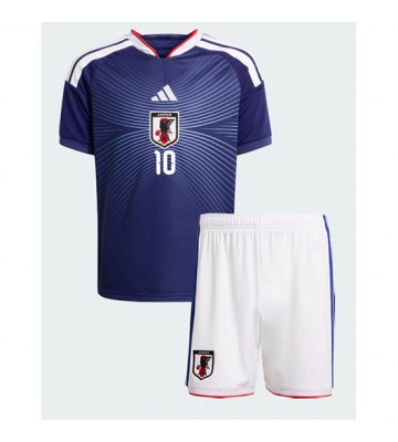 Japan Ritsu Doan #10 Hjemmebanetrøje Børn VM 2026 Kortærmet (+ Korte bukser)